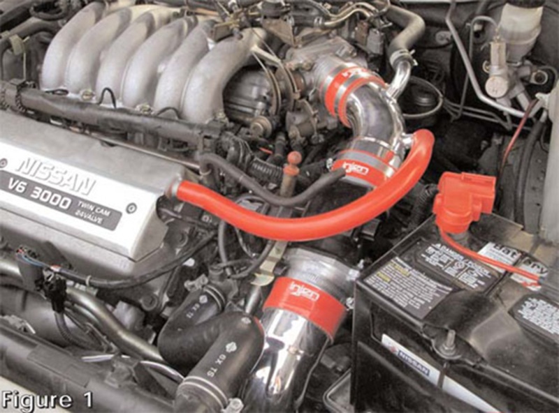 Injen 98-99 Maxima Polished Cold Air Intake thumbnail 6