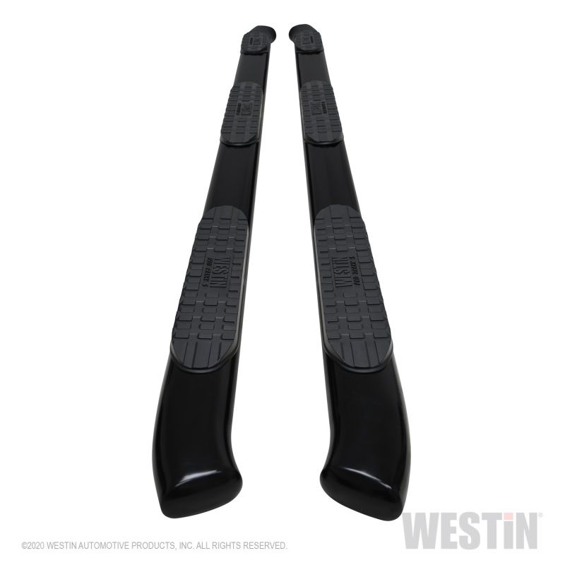 Westin 2020 Chevy Silverado 2500/3500 Crew Cab (6.5ft Bed) PRO TRAXX Oval W2W Nerf Step Bars - Black thumbnail 8