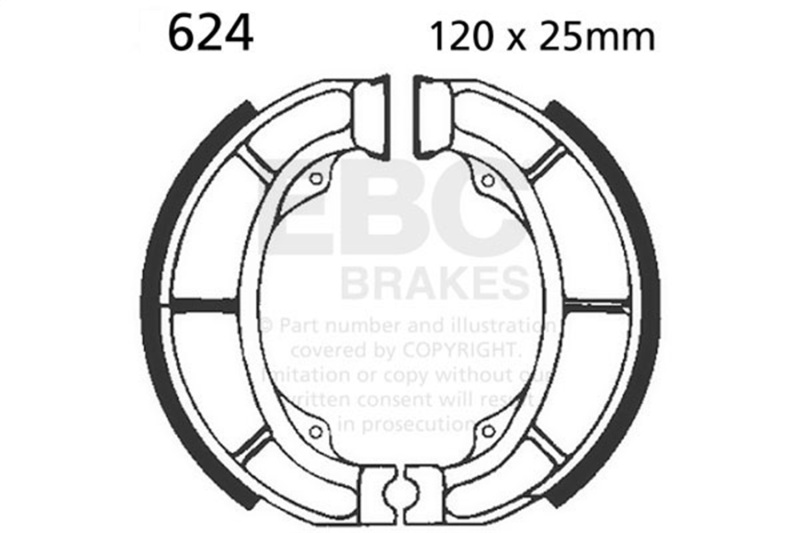 EBC 89-92 Suzuki LT 160 Front Left/Right FA-SFA-X Brake Pads