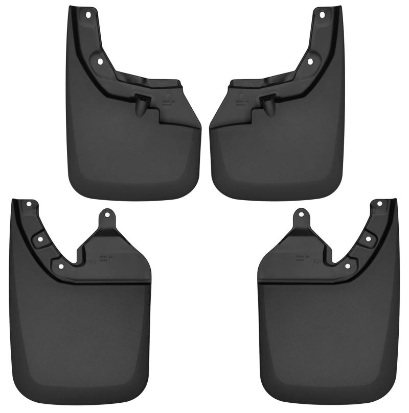 Husky Liners 16-22 Toyota Tacoma w/ OE Fender Flares Front and Rear Mud Guards - Black thumbnail 3