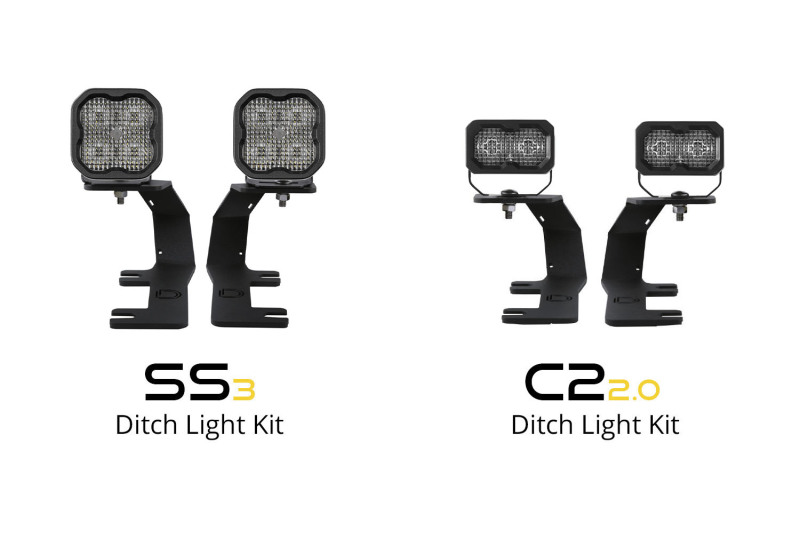 Diode Dynamics 14-19 Silverado/Sierra SS3 LED Ditch Light Kit - Yellow Pro Combo