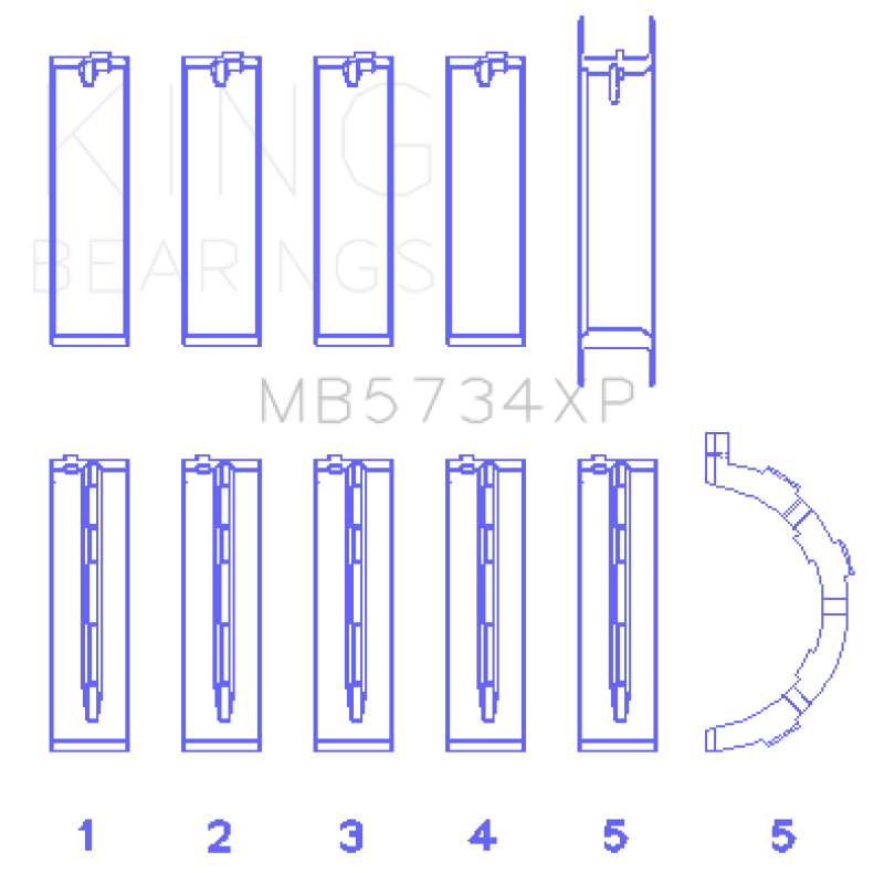 KING Performance Main Bearings