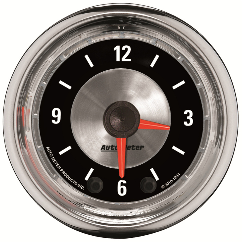 Autometer American Muscle 52mm Full Sweep Electric 12hr Analog Clock Gauge thumbnail 4