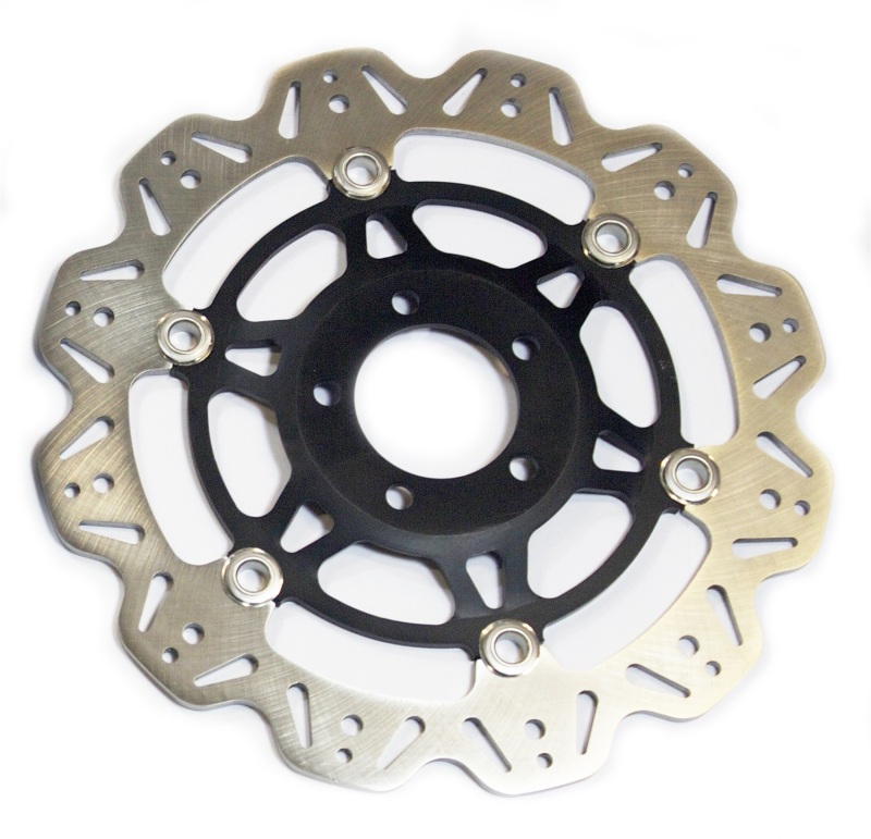 EBC 03-05 Kawasaki Z 1000 ZR 1000 A Front Left/Right Vee Floating Black Rotor