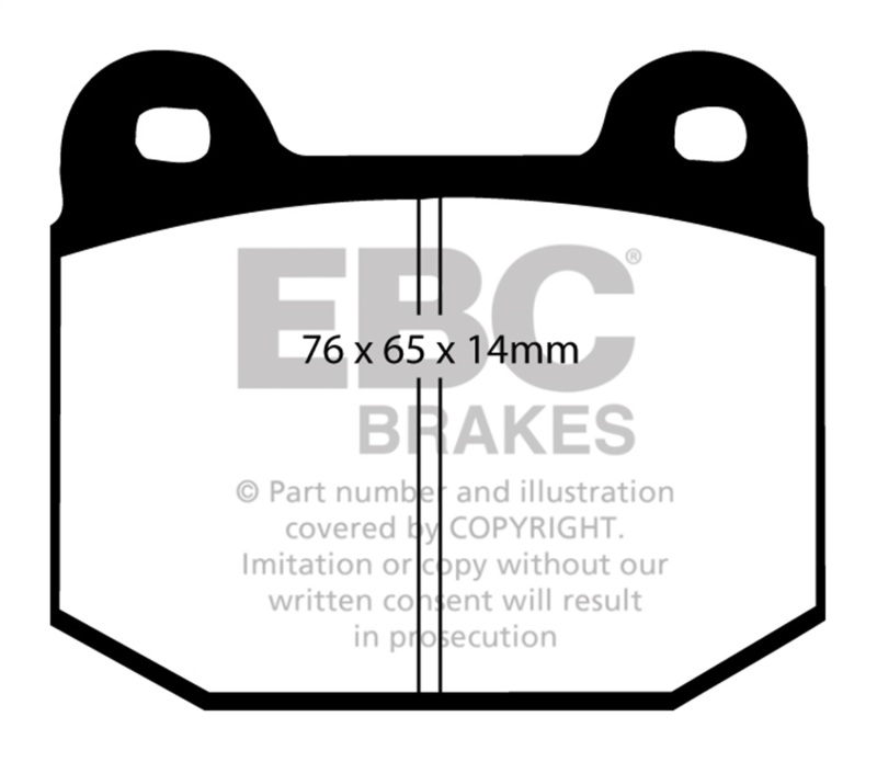 EBC S6 Brake Pad and Rotor Kit (1x ebcDP51538NDX, 1x ebcGD996) thumbnail 5
