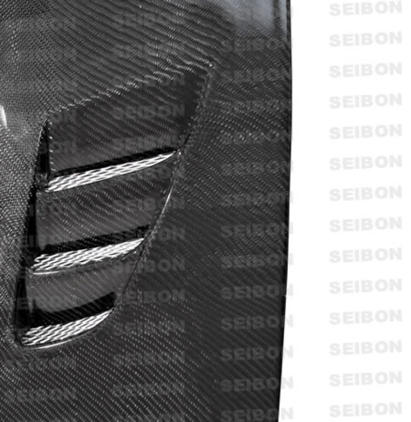 Seibon TA Style CARBON FIBER HOOD, 1997-98 NISSAN 240SX