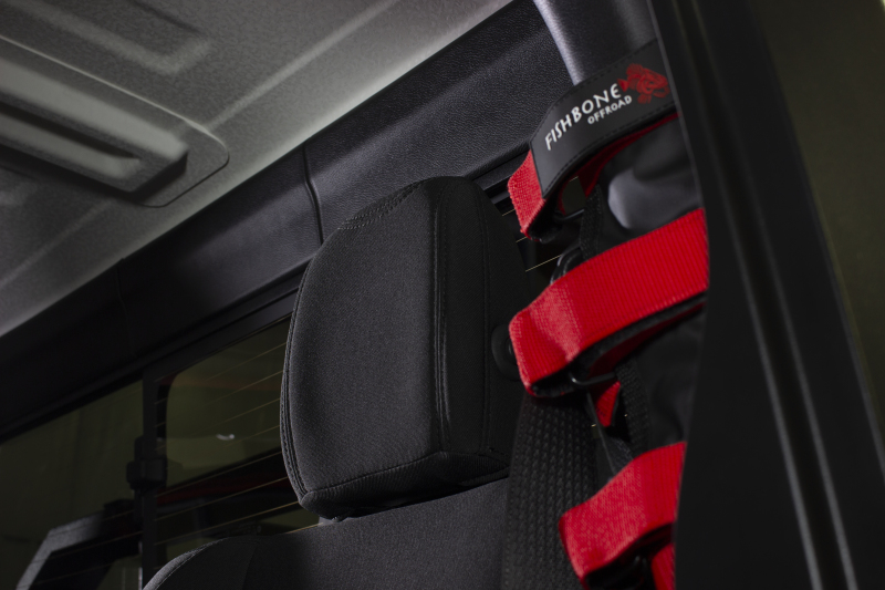 Fishbone Offroad Padded Roll Bar Red Fire Extinguisher Holder