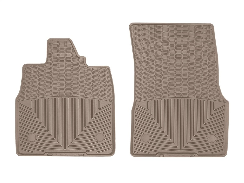 WT Rubber Mats - Front - Tan