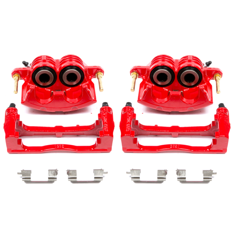 Power Stop 04-05 Buick Rainier Front Red Calipers w/Brackets - Pair