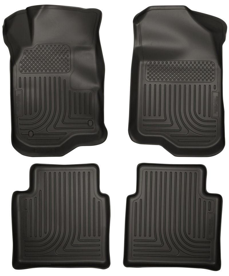 Husky Liners 08-12 Chevy Malibu/07-09 Saturn Aura WeatherBeater Combo Black Floor Liners thumbnail 3