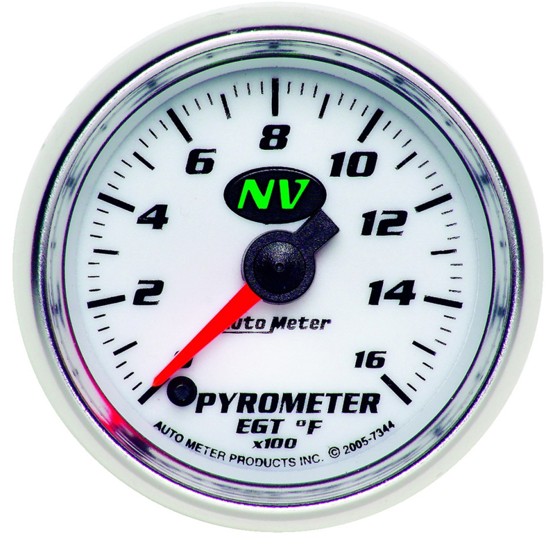 Autometer Pyrometer NV 52.4mm 0-1600 Deg F Advanced Digital Stepper Motor Pyrometer Gauge thumbnail 4