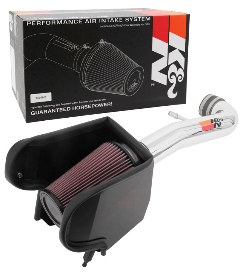 K&N 2018 Jeep Wrangler JL V6-3.6L High Flow Performance Kit thumbnail 4