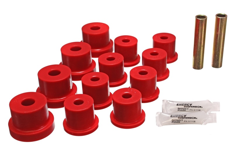 Energy Suspension Nova Mono Leaf Spring Bushings - Red thumbnail 4