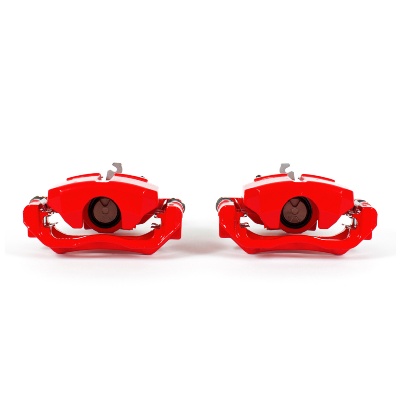 Power Stop 13-16 Dodge Dart Rear Red Calipers w/Brackets - Pair thumbnail 2