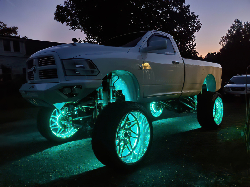 Oracle LED Illuminated Wheel Rings - Aqua