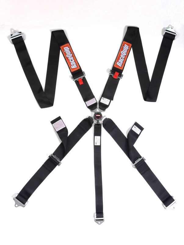 RaceQuip Black SFI CAMLOCK 5pt PU Lap Seat Belt thumbnail 2