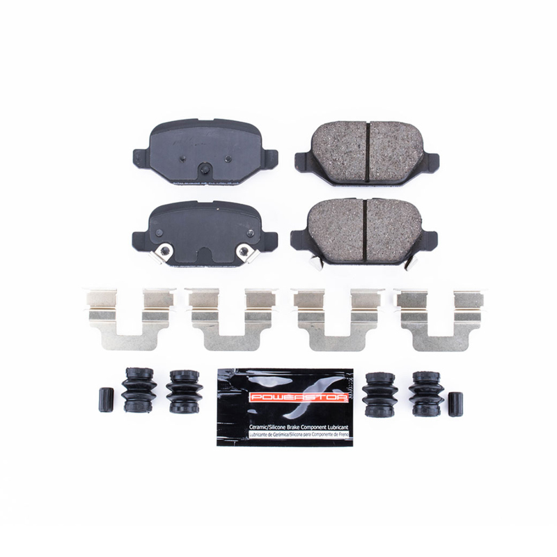 Power Stop 13-17 Fiat 500 Rear Z23 Evolution Sport Brake Pads w/Hardware thumbnail 2