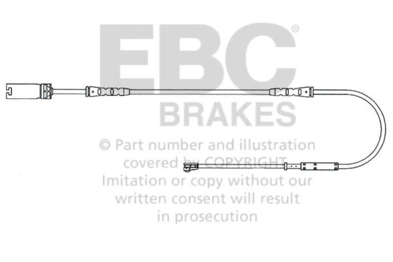 EBC 2010-2013 BMW 128 3.0L Front Wear Leads thumbnail 3