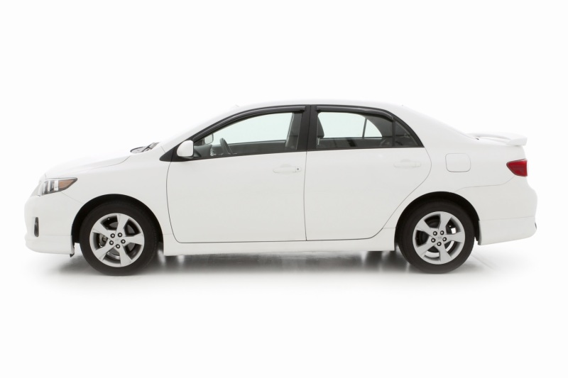 AVS 09-13 Toyota Corolla Ventvisor In-Channel Front & Rear Window Deflectors 4pc - Smoke thumbnail 8