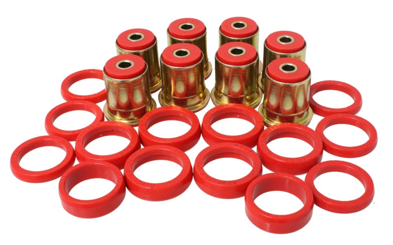 Energy Suspension GM Red Rear End Control Arm Bushing Set w/ Thrust Washer thumbnail 5