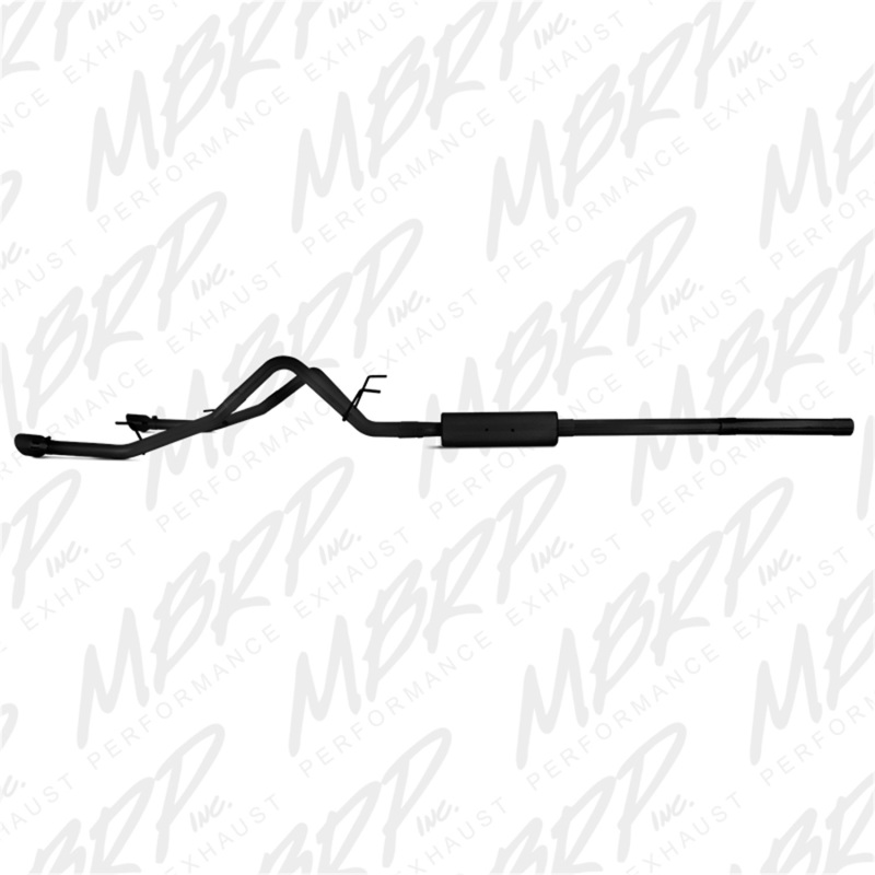 MBRP 09-14 Dodge Ram 1500 5.7L Cat-Back Dual Split Rear (Through Stock Bumper) AL - Black thumbnail 6
