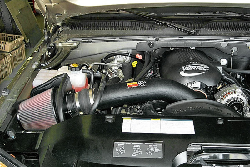 K&N 02-04 Chevy Avalanche V8-5.3L Performance Intake Kit thumbnail 6