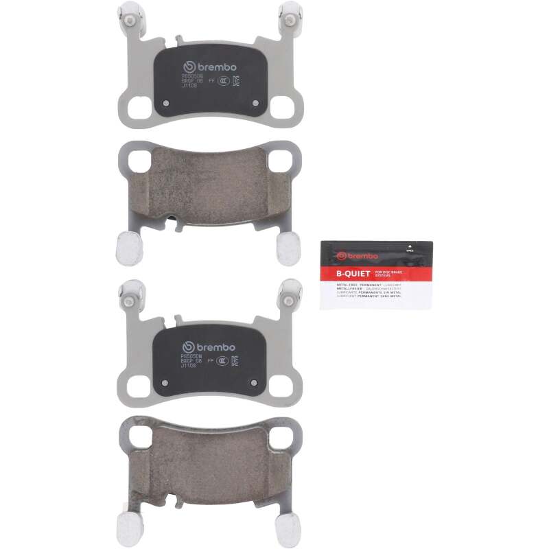 Brembo OE 19-23 Porsche Cayenne PRIME Ceramic Brake Pad - Rear thumbnail 2