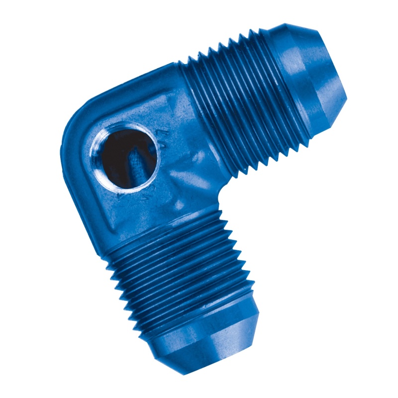 Russell Performance -8 AN Blue 90 Degree Fuel Pressure Adapter thumbnail 6