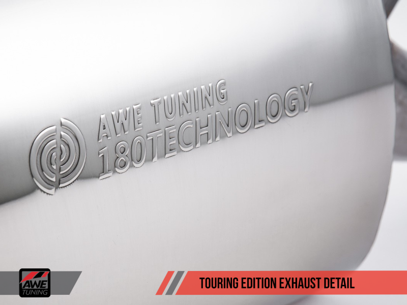 AWE Tuning Mk6 GLI 2.0T - Mk6 Jetta 1.8T Touring Edition Exhaust - Diamond Black Tips thumbnail 4