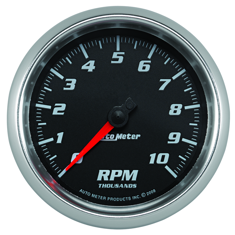 Autometer Pro-Cycle Gauge Tachometer 3 3/8in 10K Rpm Black