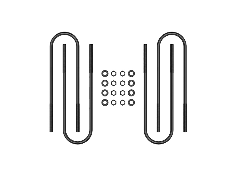 ICON 00-04 Ford F-250/F-350 Front Semi Round U-Bolt Kit