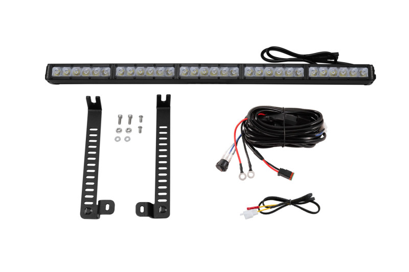 Diode Dynamics 14-19 Toyota 4Runner SS30 (Single) Stealth Lightbar Kit - White Driving thumbnail 3