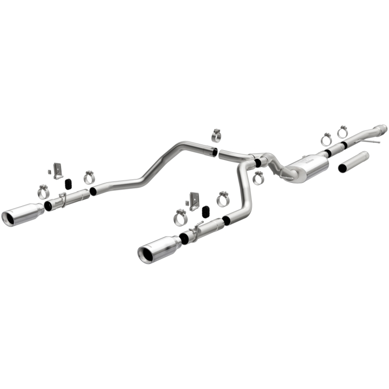 MagnaFlow 2019 Chevy Silverado 1500 V8 5.3L/V6 4.3 Street Series Dual Exit Exhaust w/ Polished Tips thumbnail 3