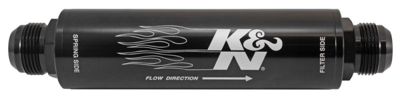 K&N 2in OD x 9in L 16AN 74 Micron In-Line Fuel/Oil Filter thumbnail 2