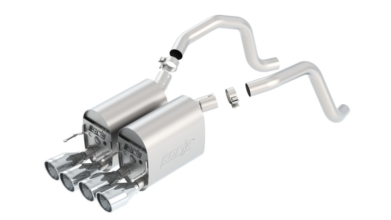 Borla 05-08 Corvette Coupe/Conv 6.0L/6.2L 8cyl 6spd RWD Touring SS Exhaust (rear section only) thumbnail 6