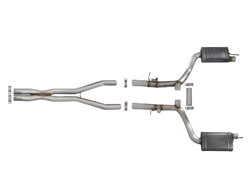 aFe POWER MACH Force-Xp 15-17 Dodge Challenger Hellcat V8-6.2L 304 SS Cat-Back Exhaust System thumbnail 9