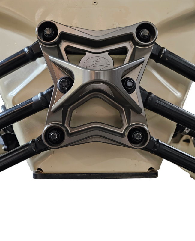 Elektric Offroad 2017-2021 Can Am X3 Maverick Volt Radius Rod Plate Anodized Gun Metal