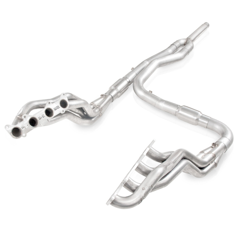 Stainless Works 2011-14 F-150 5.0L 1-3/4in Primaries 3in High-Flow Cats Y-Pipe thumbnail 4