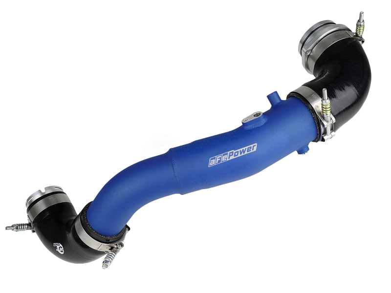 BladeRunner 2-1/2 IN to 3 IN Aluminum Hot-Side Charge Pipe Blue