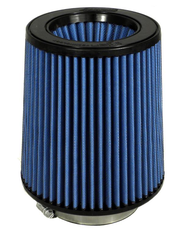 Injen Nanofiber Dry Air Filter - 4in Flange Dia / 6 1/2in Base / 7in Tall / 5 3/8in Top thumbnail 2