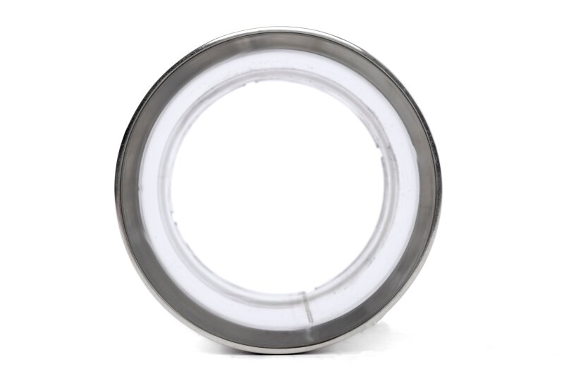 Dinan Double-Walled 4in Clamp-On Exhaust Tip - Polished - 4in Outlet / 3.25in Inlet thumbnail 5