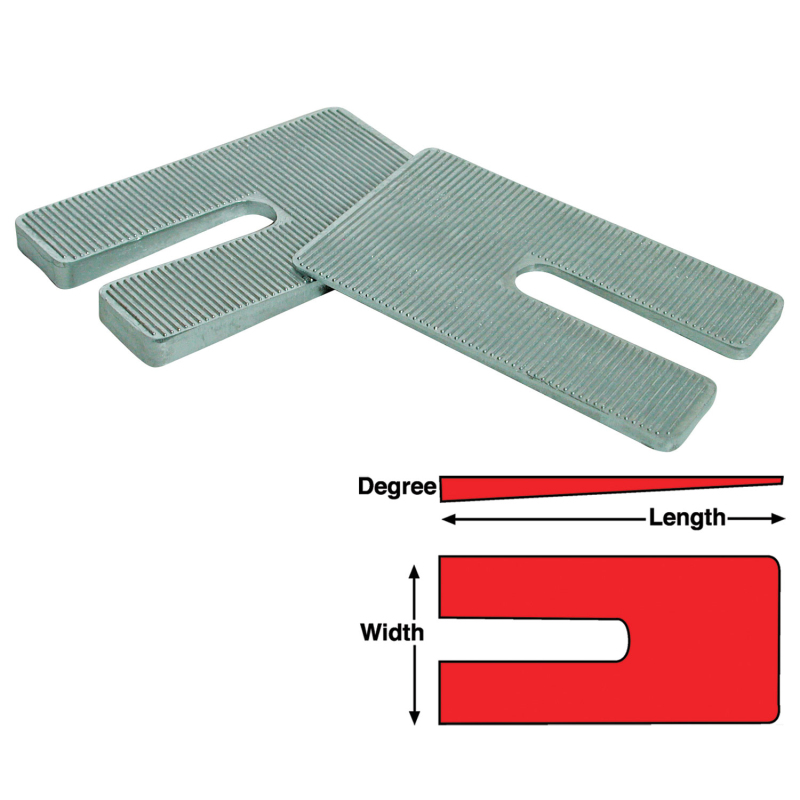 SPC Performance ZINC SHIMS 3.5x6.25x0.5 deg. thumbnail 4