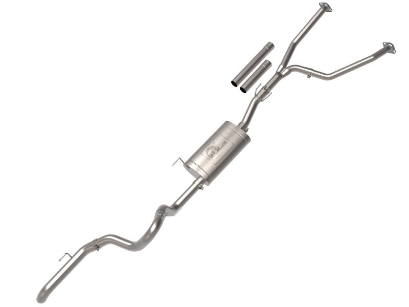 aFe 2022 Toyota Tundra V6-3.5L (tt) Apollo GT Series Hi-Tuck 2.5in to 3in 409 SS Cat-Back Exhaust thumbnail 2