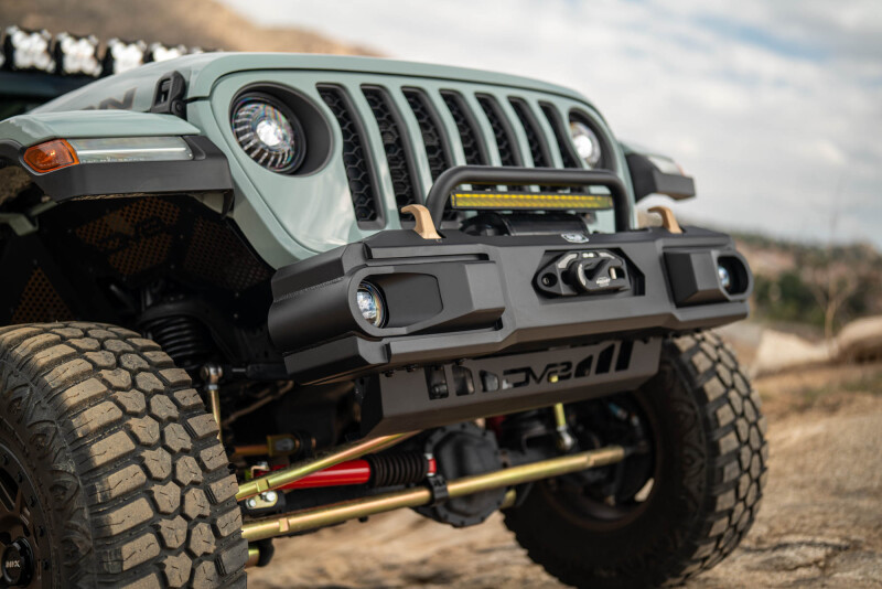 Dv8 18+ Jeep Wrangler JL / 20+ Jeep Gladiator JT OE Plus Front Bumper