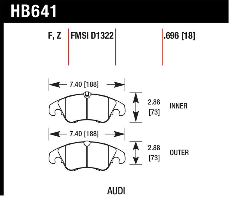 HAWK HPS 5.0 Brake Pad Sets