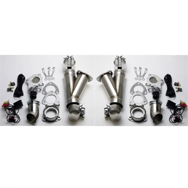 Granatelli 3.0in Stainless Steel Electronic Dual Exhaust Cutout w/Slip Fit & Band Clamp
Exhaust Cut-Out