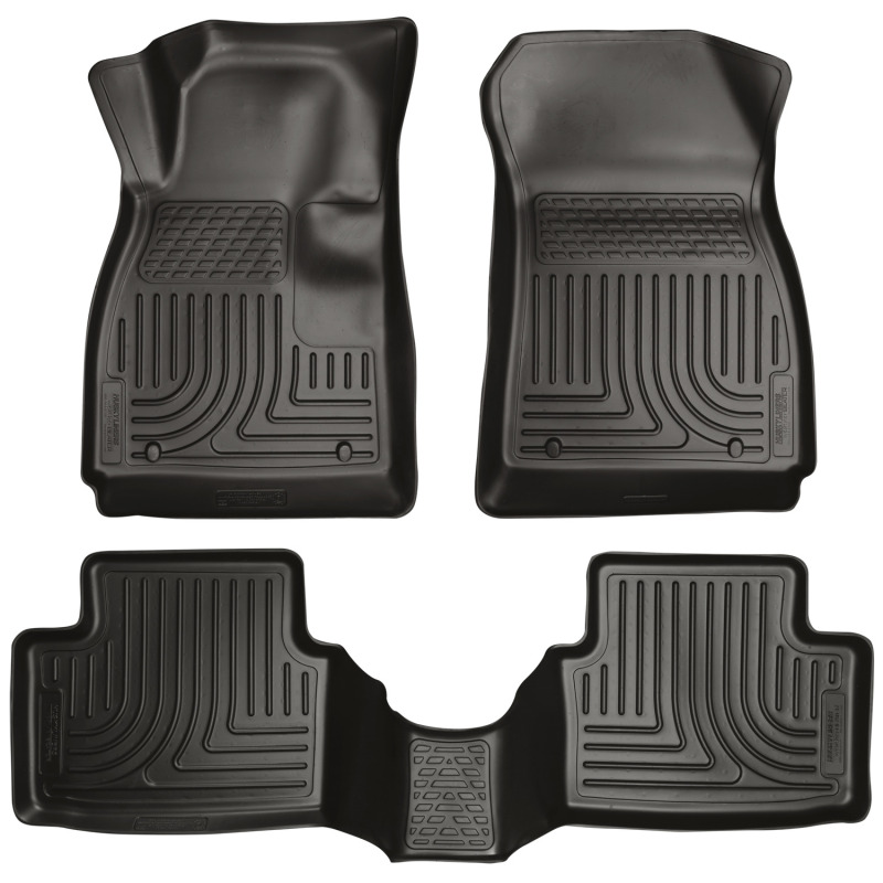 Husky Liners 14 Chevrolet Impala Weatherbeater Black Front & 2nd Seat Floor Liners thumbnail 3