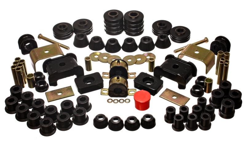Energy Suspension 73-80 Chev/GMC 4WD w/Aftermarket Front Springs Black Hyper-Flex Master Bushing Set thumbnail 5