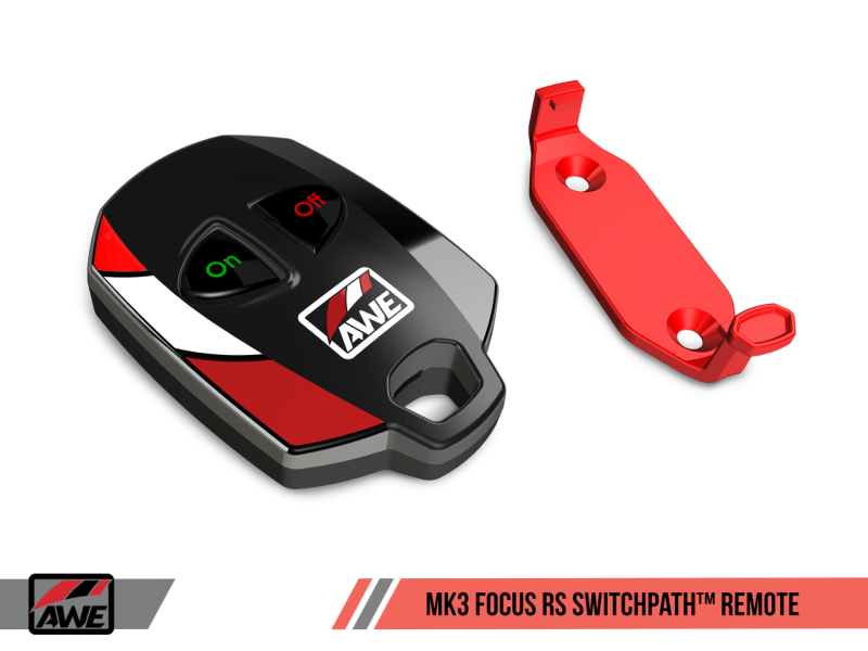 AWE Tuning Ford Focus RS SwitchPath Cat-Back Exhaust - Diamond Black Tips thumbnail 3