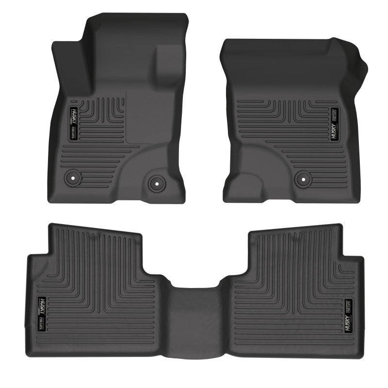 Husky Liners 2022 Ford Escape Hybrid Black Front & 2nd Seat Floor Liners thumbnail 2